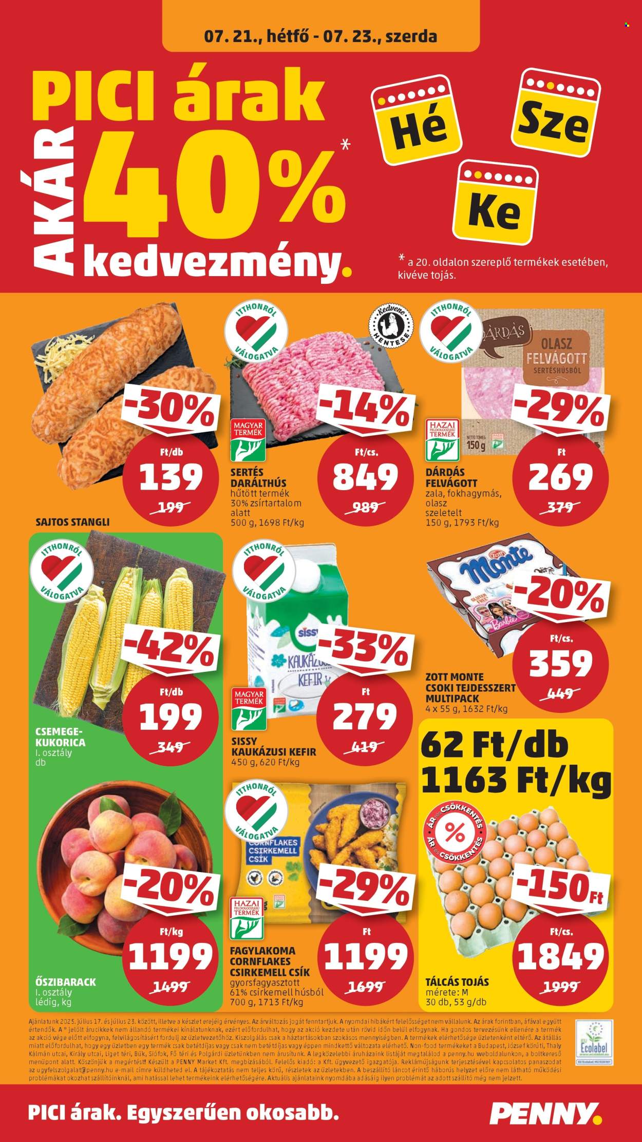 Penny Market akciós újságok - 2025.07.17 - 2025.07.23. Oldal 20