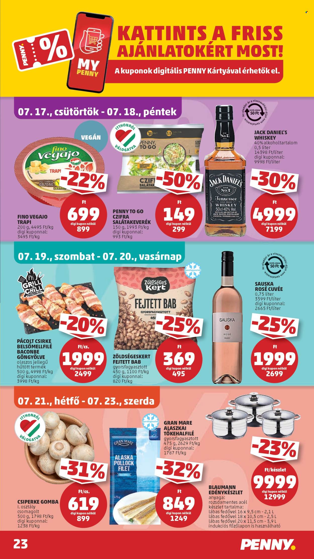 Penny Market akciós újságok - 2025.07.17 - 2025.07.23. Oldal 23