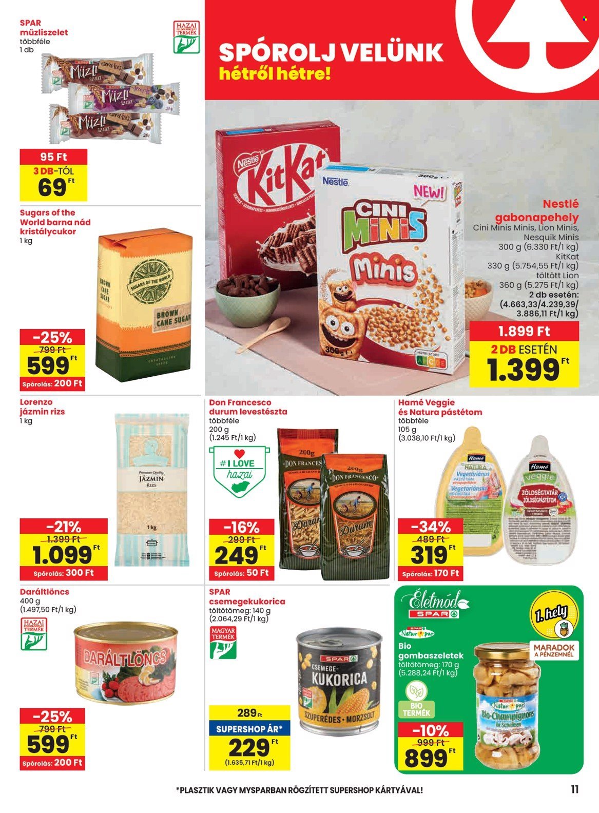 SPAR akciós újságok - 2025.07.17 - 2025.07.23. Oldal 11