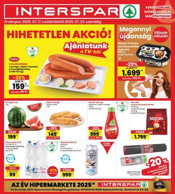 Újság INTERSPAR - 2025.07.17 - 2025.07.23.