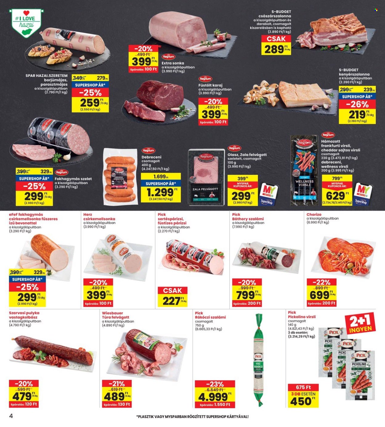 INTERSPAR akciós újságok - 2025.07.17 - 2025.07.23. Oldal 4