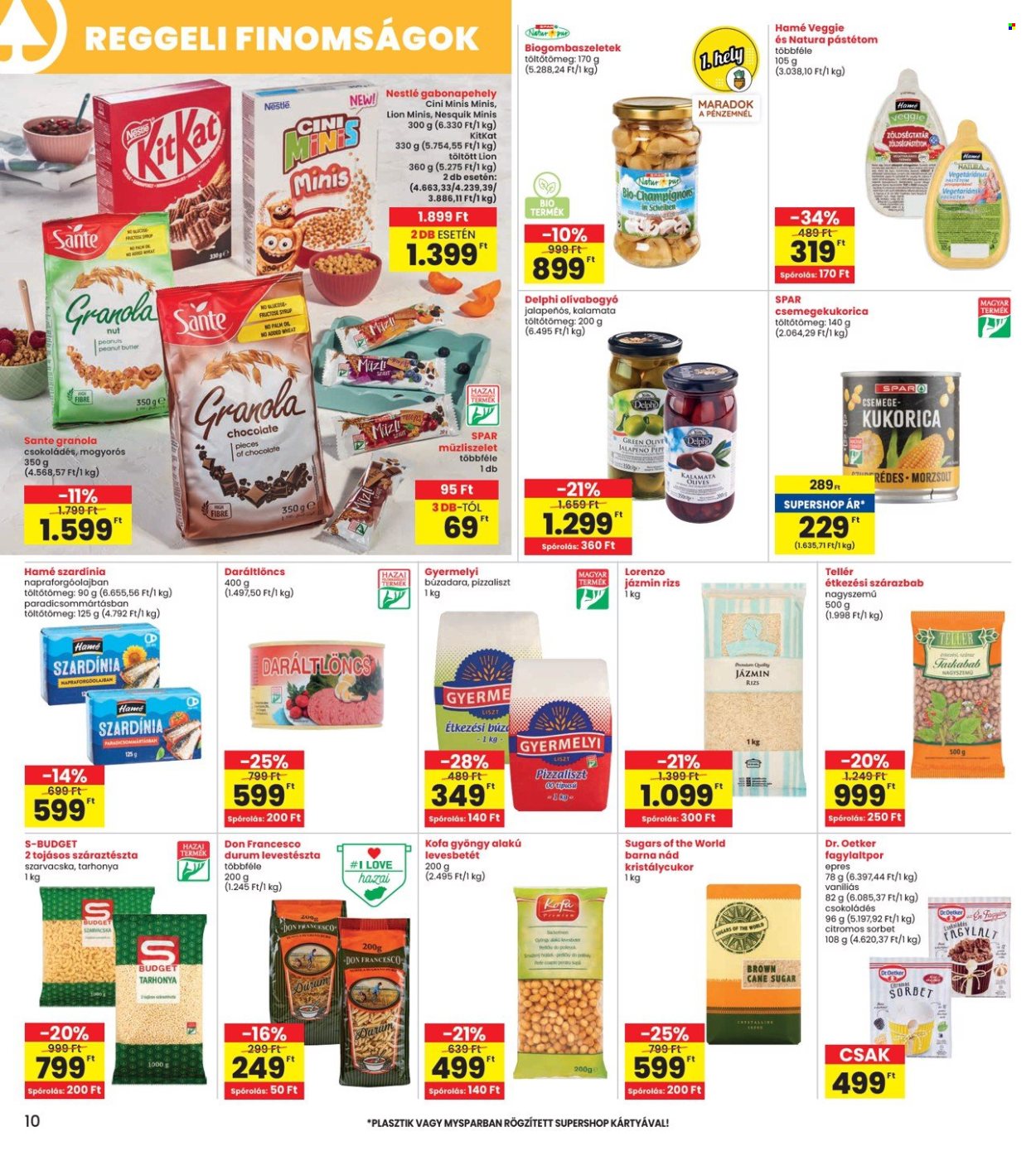 INTERSPAR akciós újságok - 2025.07.17 - 2025.07.23. Oldal 10