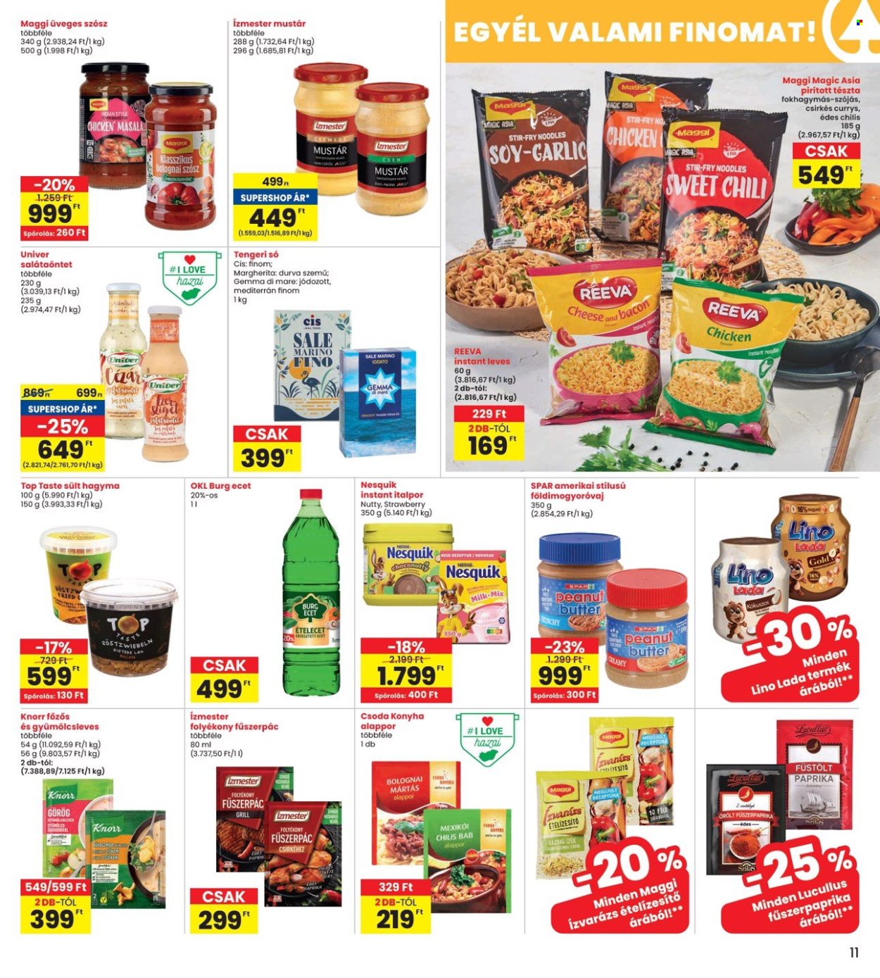 INTERSPAR akciós újságok - 2025.07.17 - 2025.07.23. Oldal 11