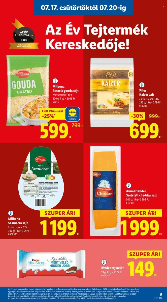 Lidl akciós újságok - 2025.07.17 - 2025.07.23. Oldal 9