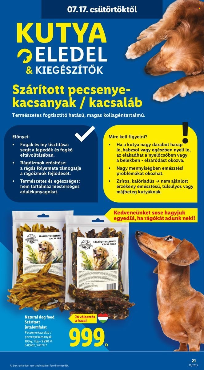 Lidl akciós újságok - 2025.07.17 - 2025.07.23. Oldal 21
