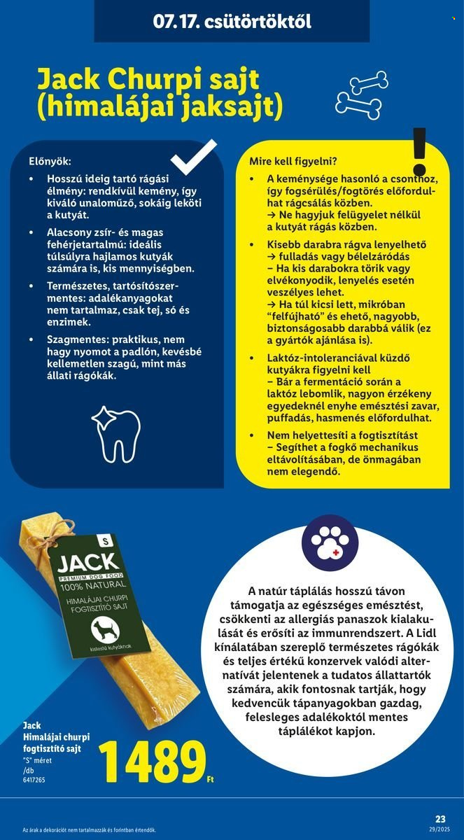 Lidl akciós újságok - 2025.07.17 - 2025.07.23. Oldal 23
