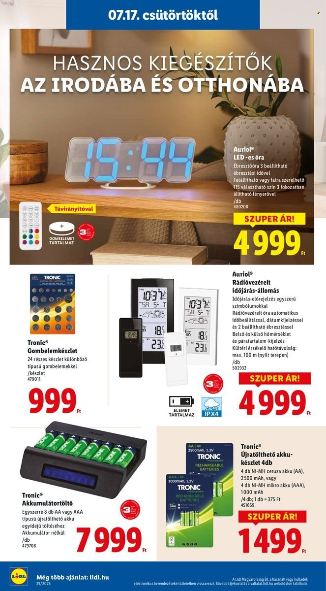 Lidl akciós újságok - 2025.07.17 - 2025.07.23. Oldal 38