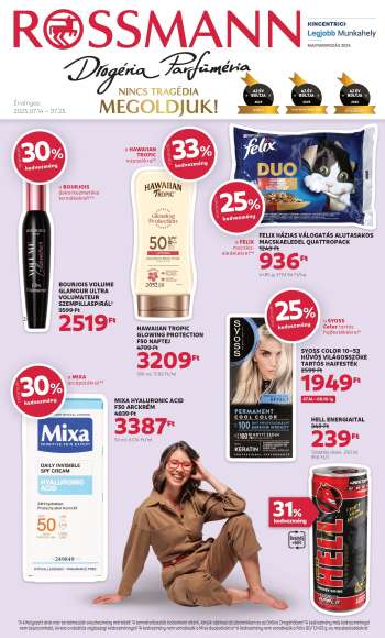 Újság Rossmann - 2025.07.14 - 2025.07.25.