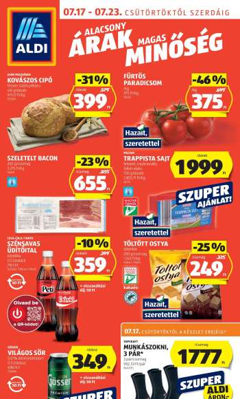 Újság Aldi - 2025.07.17 - 2025.07.23.