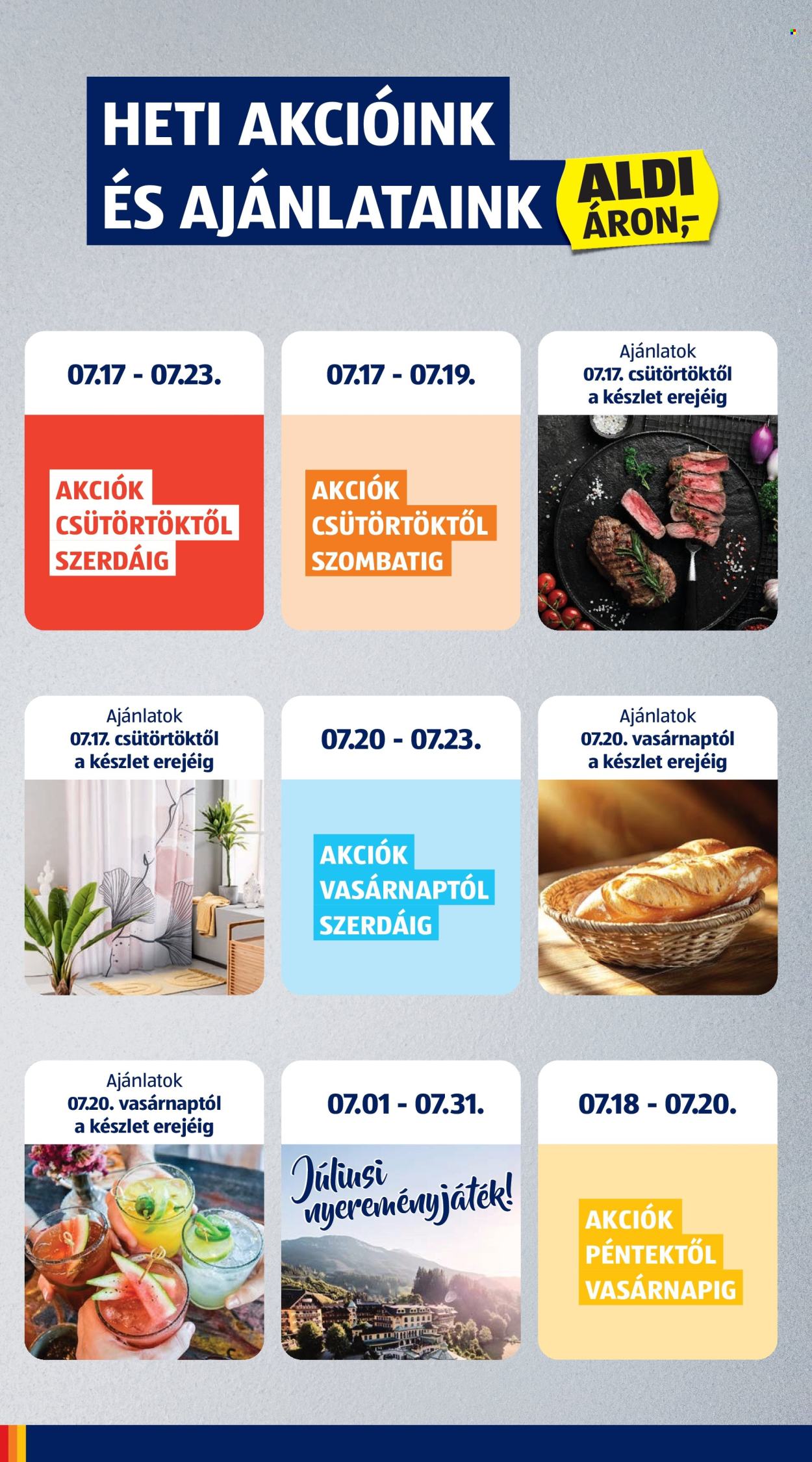 Aldi akciós újságok - 2025.07.17 - 2025.07.23. Oldal 2