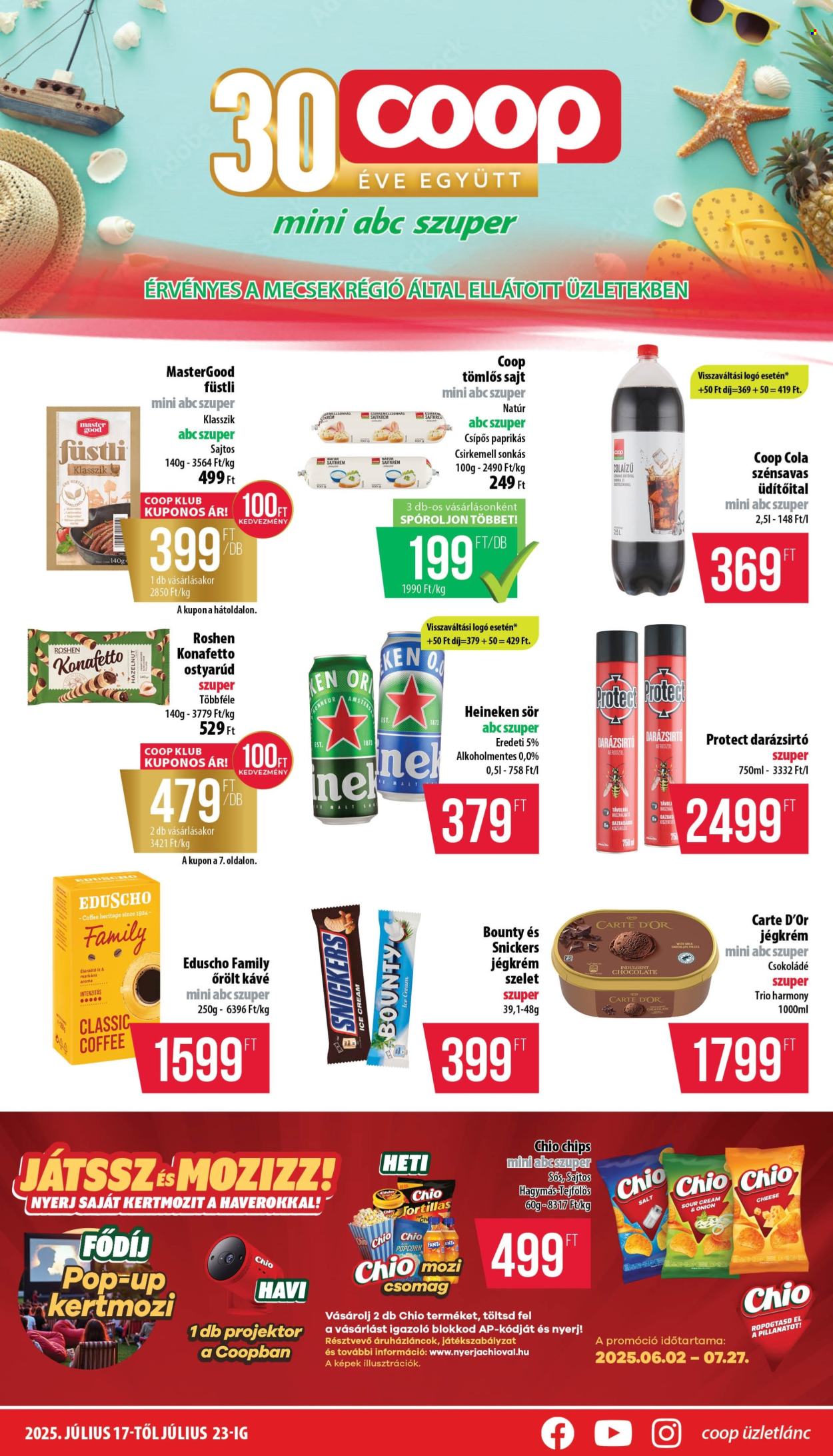 Coop akciós újságok - 2025.07.17 - 2025.07.23. Oldal 1