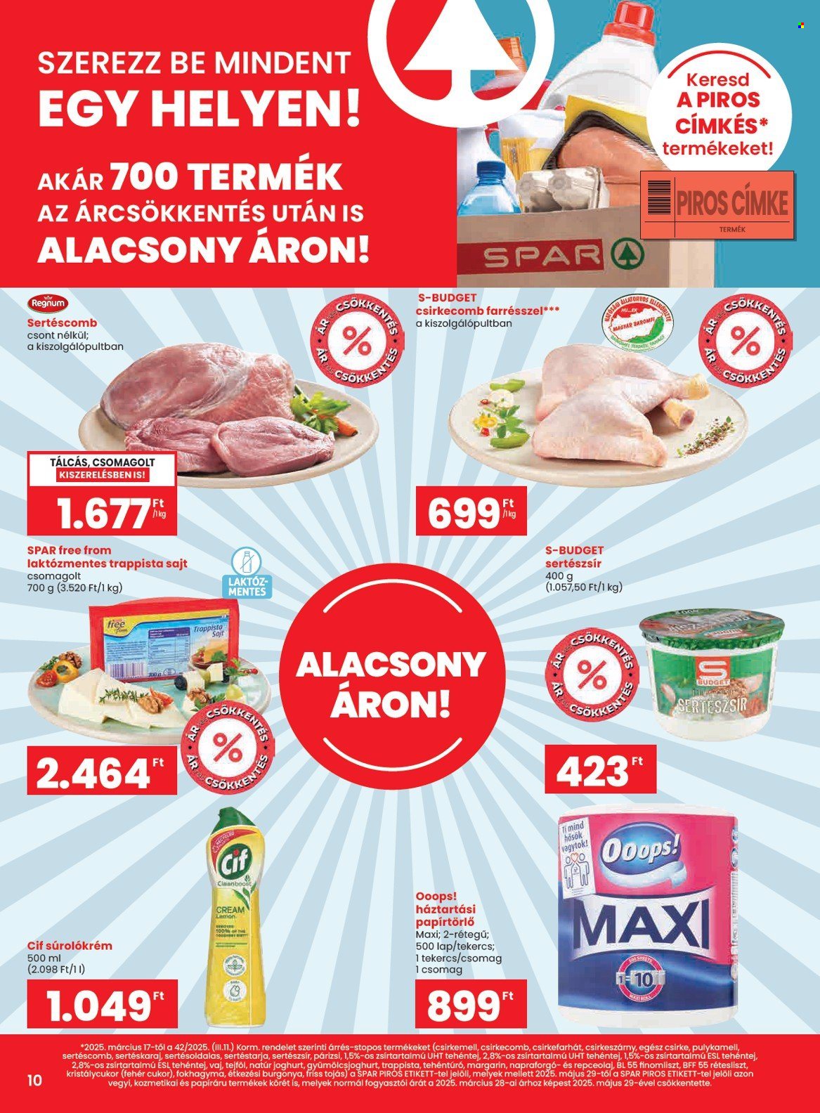SPAR akciós újságok - 2025.07.24 - 2025.07.30. Oldal 10