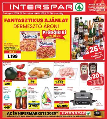 Újság INTERSPAR - 2025.07.24 - 2025.07.30.