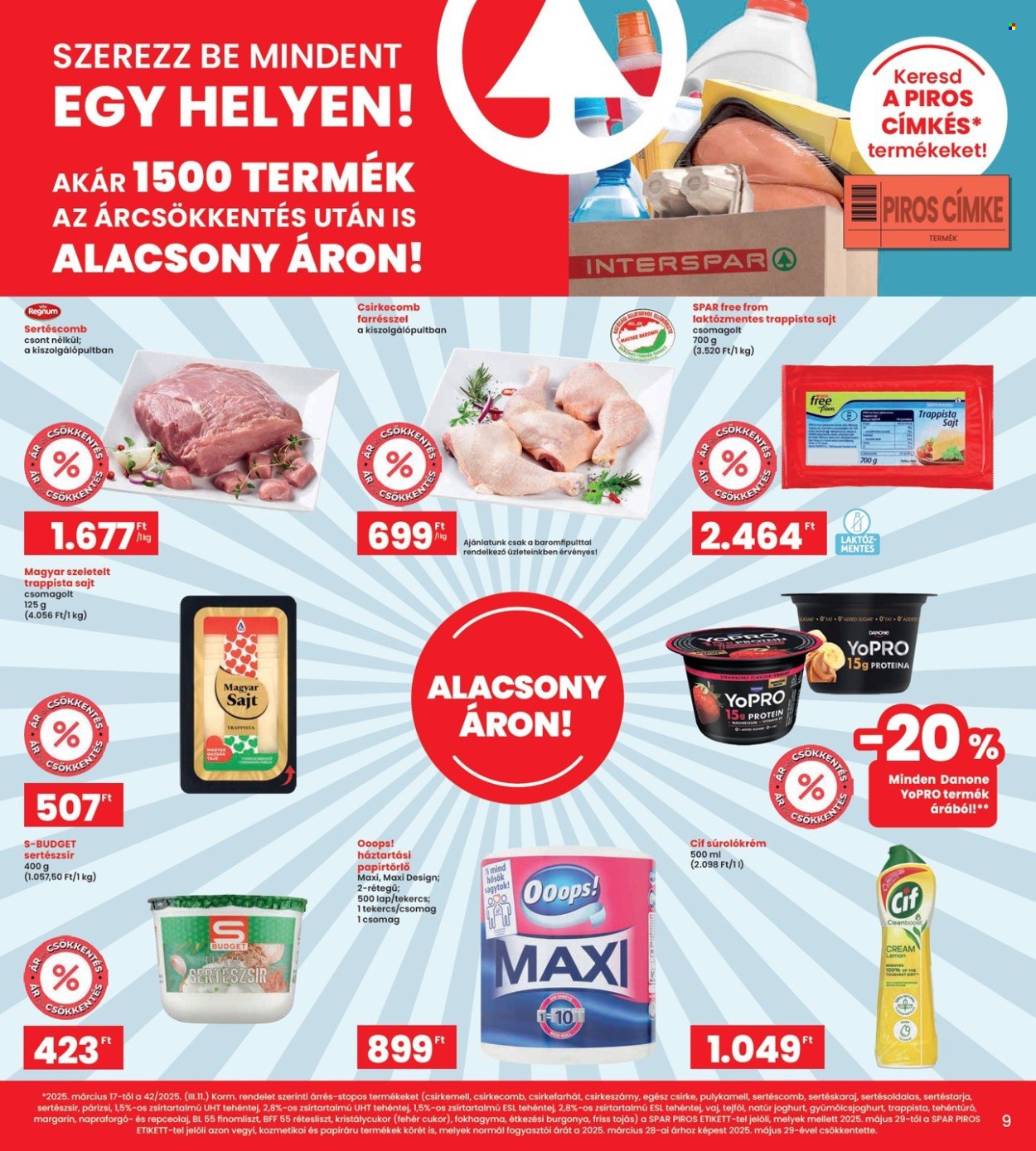 INTERSPAR akciós újságok - 2025.07.24 - 2025.07.30. Oldal 9