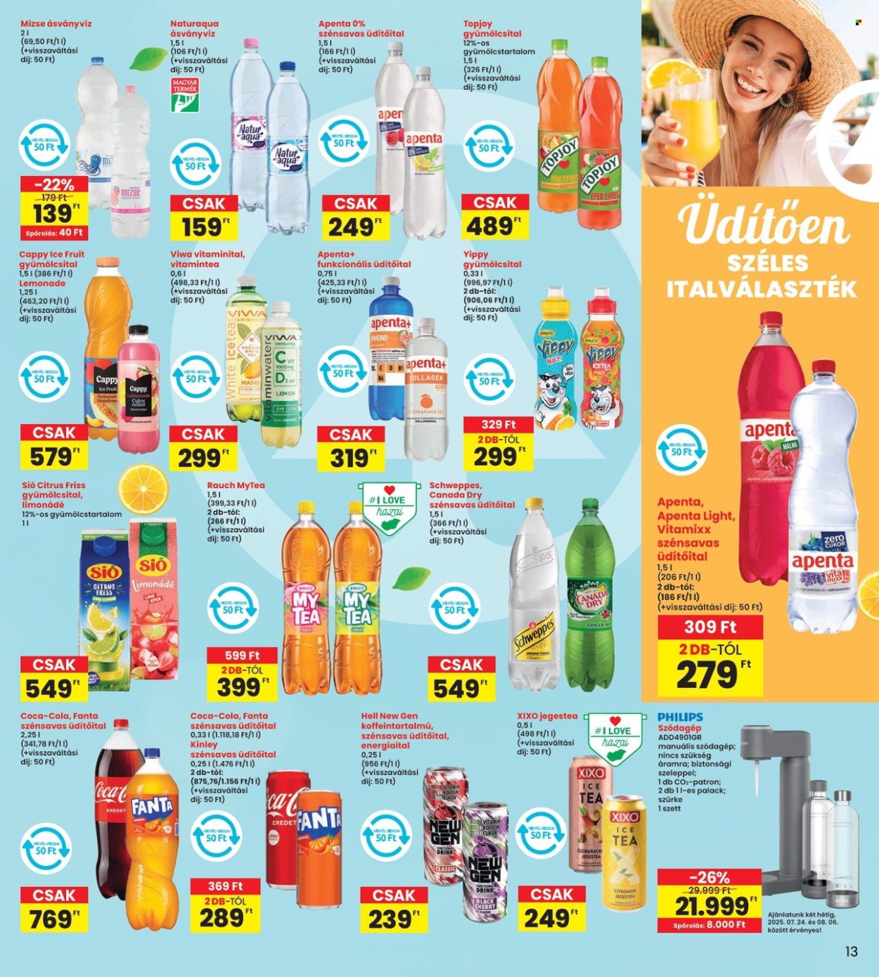 INTERSPAR akciós újságok - 2025.07.24 - 2025.07.30. Oldal 13