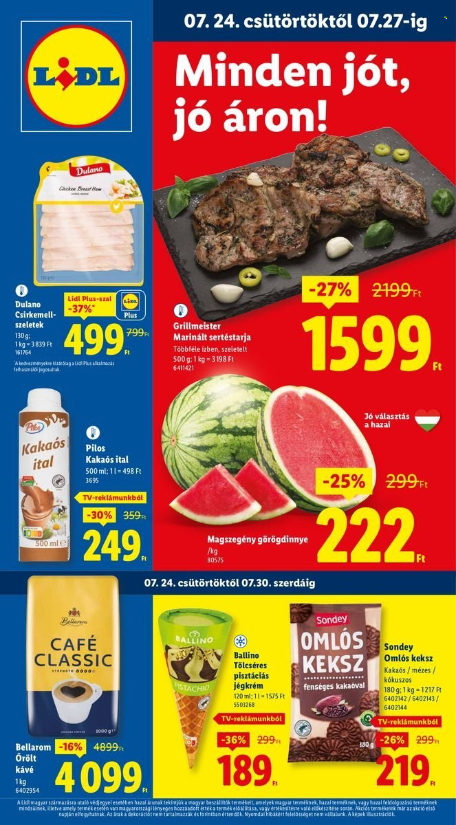 Lidl akciós újságok - 2025.07.24 - 2025.07.30. Oldal 1