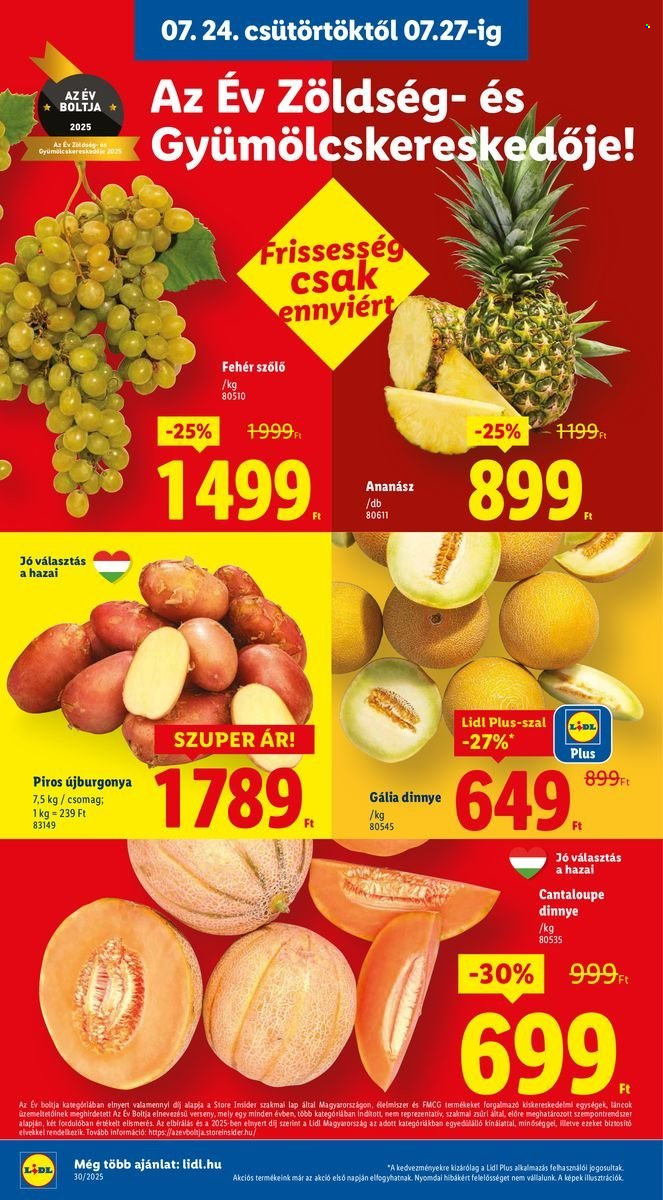 Lidl akciós újságok - 2025.07.24 - 2025.07.30. Oldal 4