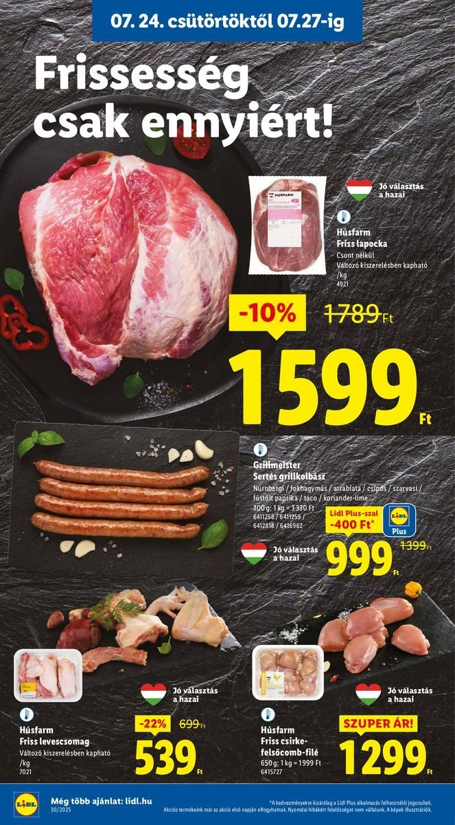 Lidl akciós újságok - 2025.07.24 - 2025.07.30. Oldal 6