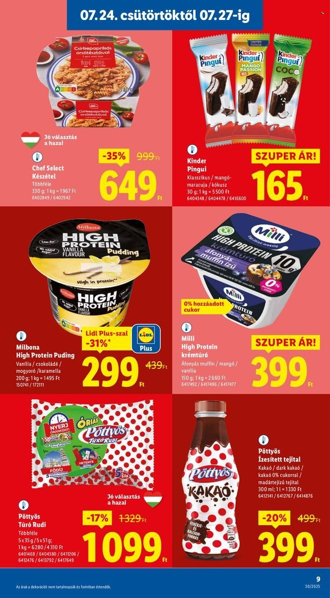 Lidl akciós újságok - 2025.07.24 - 2025.07.30. Oldal 9