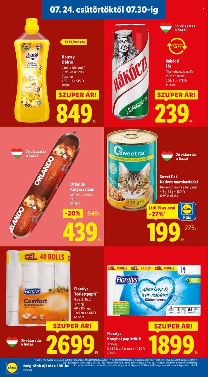 Lidl akciós újságok - 2025.07.24 - 2025.07.30. Oldal 14