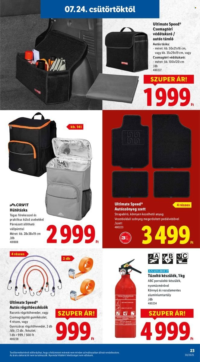 Lidl akciós újságok - 2025.07.24 - 2025.07.30. Oldal 23