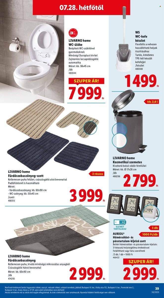Lidl akciós újságok - 2025.07.24 - 2025.07.30. Oldal 39