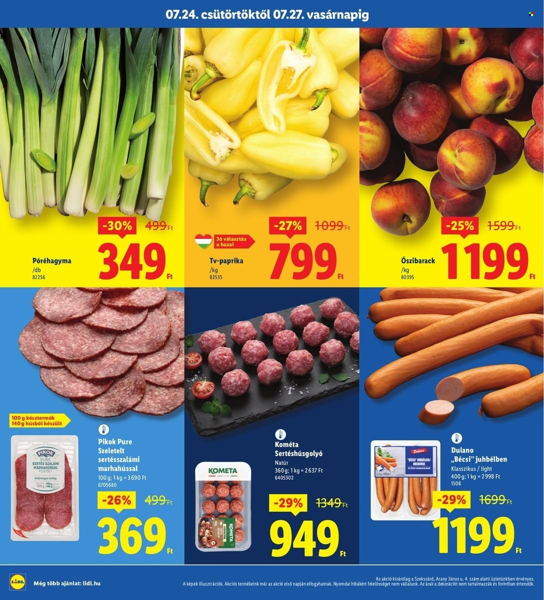 Lidl akciós újságok - 2025.07.24 - 2025.07.27. Oldal 2