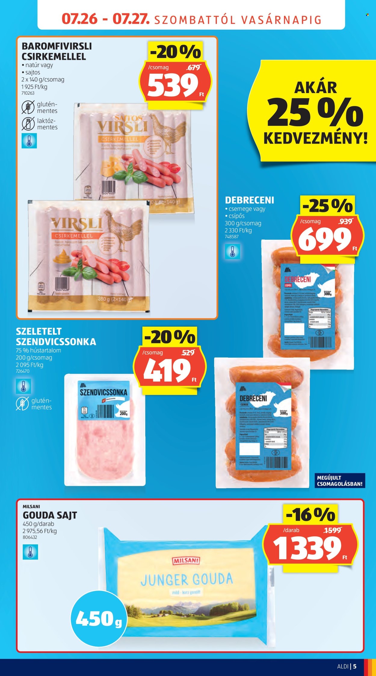Aldi akciós újságok - 2025.07.26 - 2025.07.27. Oldal 5