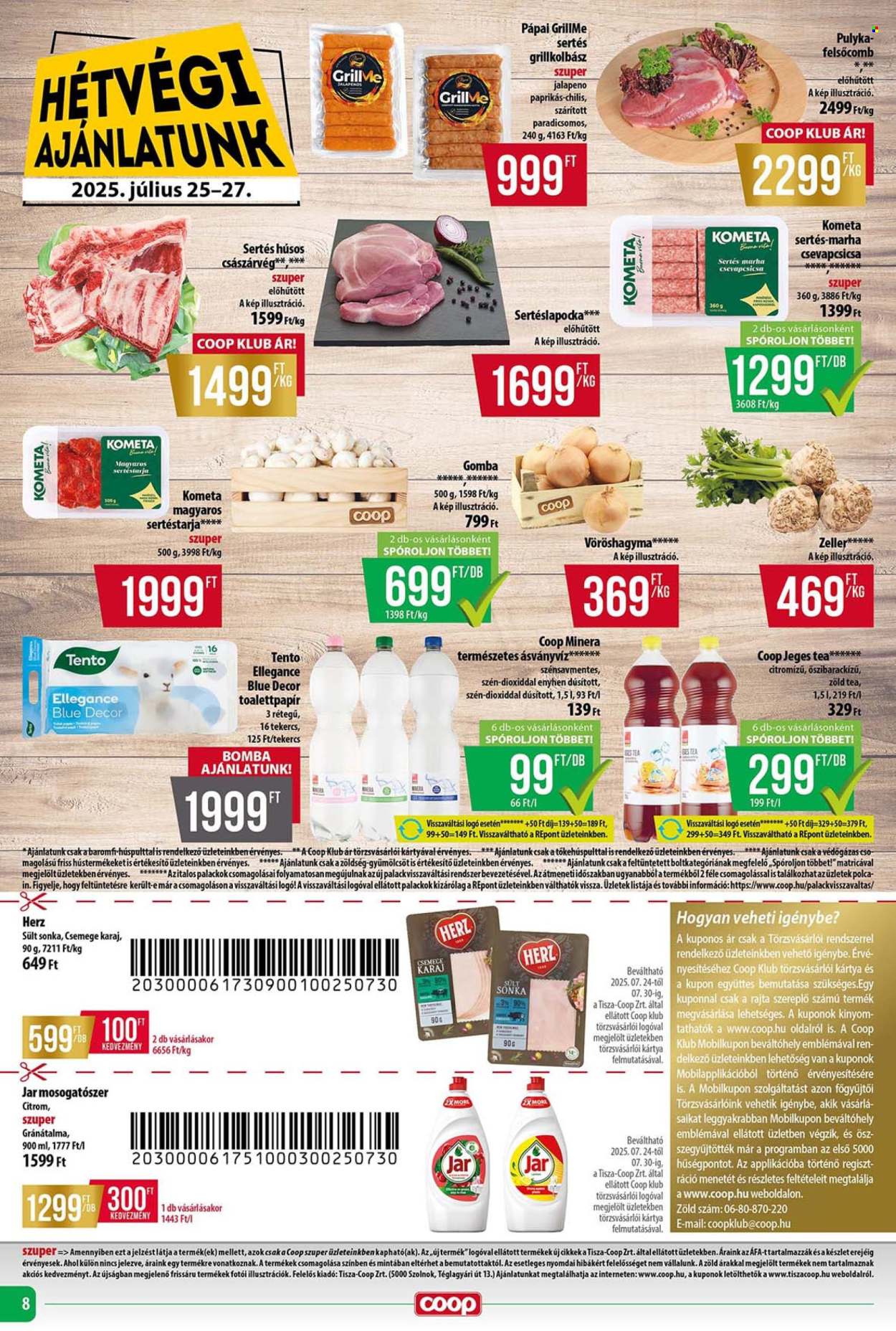 Coop akciós újságok - 2025.07.24 - 2025.07.30. Oldal 8