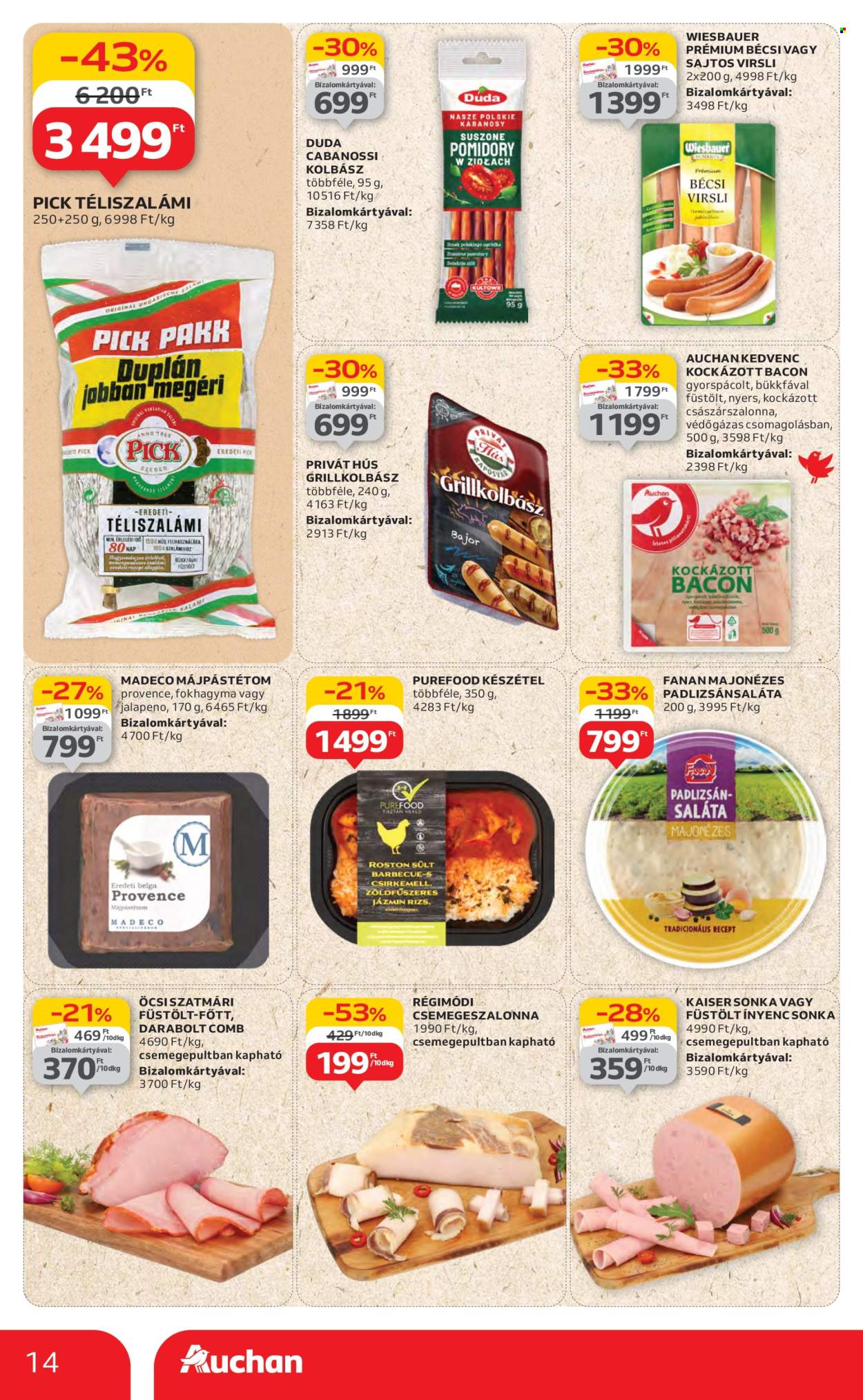 Auchan akciós újságok - 2025.07.24 - 2025.07.30. Oldal 14