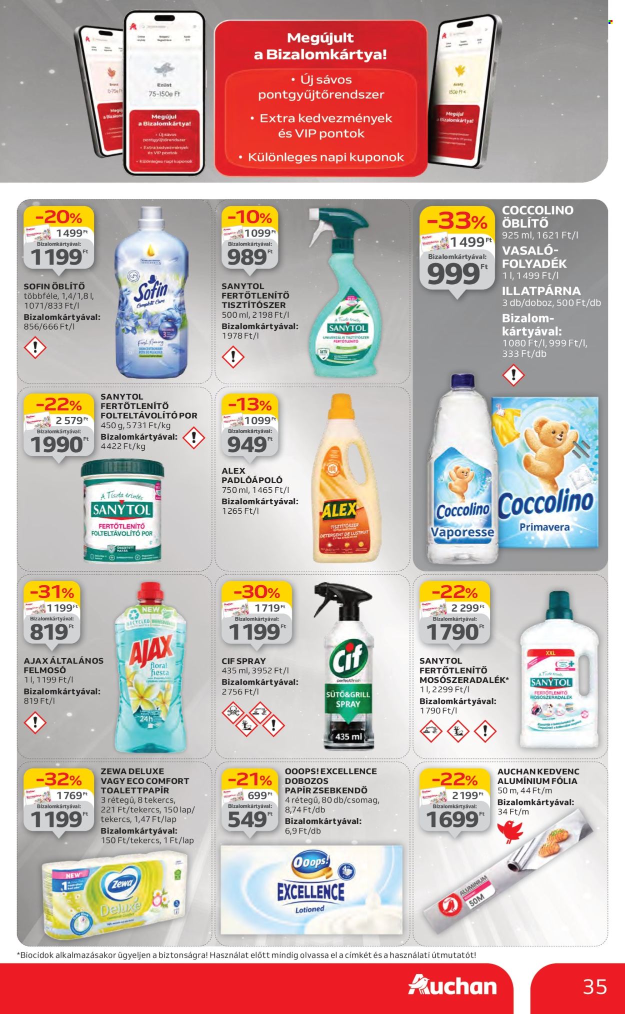 Auchan akciós újságok - 2025.07.24 - 2025.07.30. Oldal 35