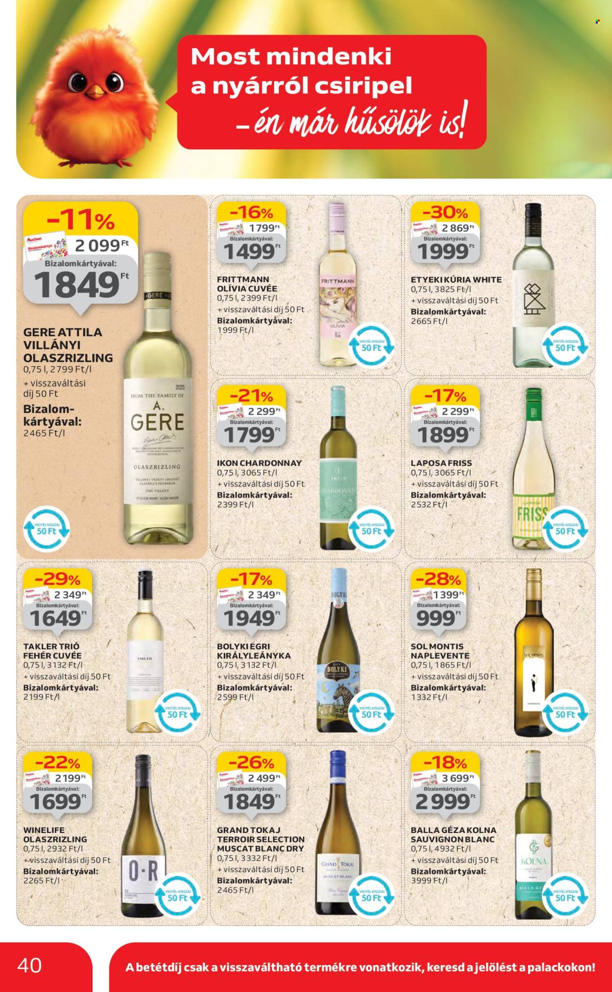 Auchan akciós újságok - 2025.07.24 - 2025.07.30. Oldal 40