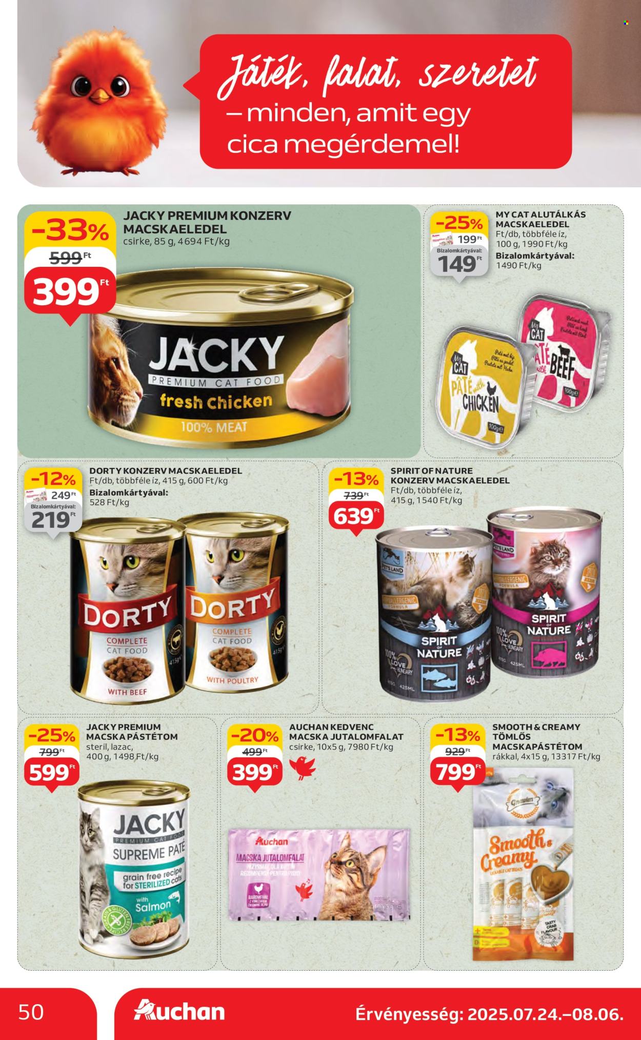 Auchan akciós újságok - 2025.07.24 - 2025.07.30. Oldal 50