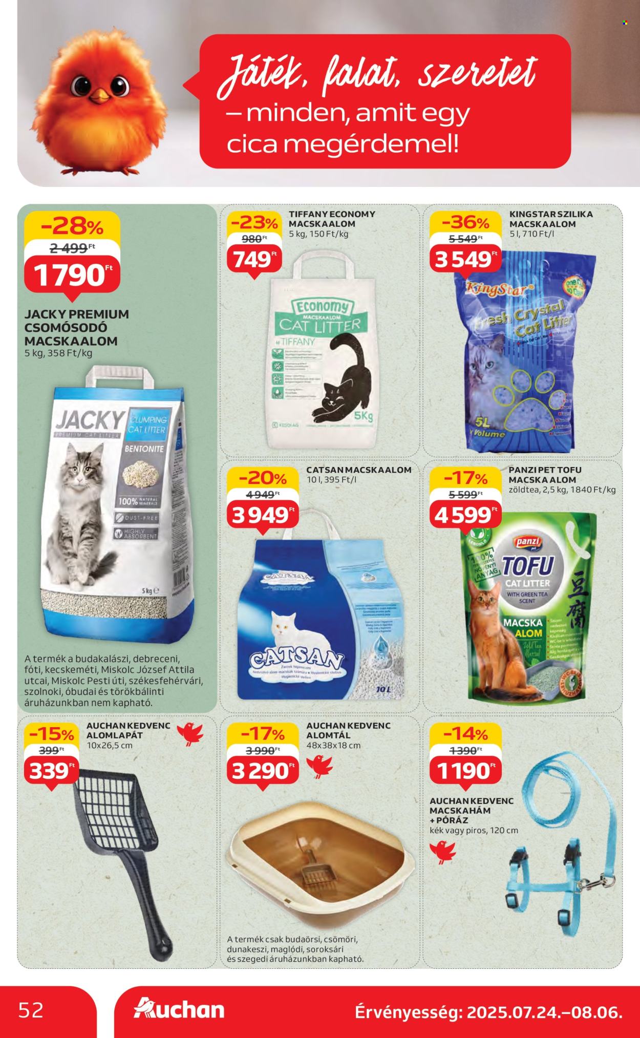 Auchan akciós újságok - 2025.07.24 - 2025.07.30. Oldal 52