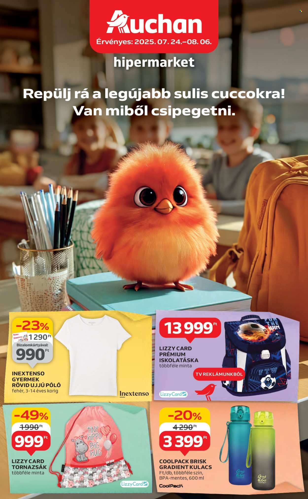 Auchan akciós újságok - 2025.07.24 - 2025.08.06. Oldal 1