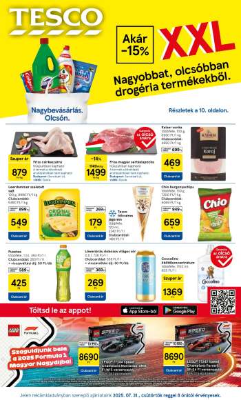 Újság TESCO - 2025.07.31 - 2025.08.06.