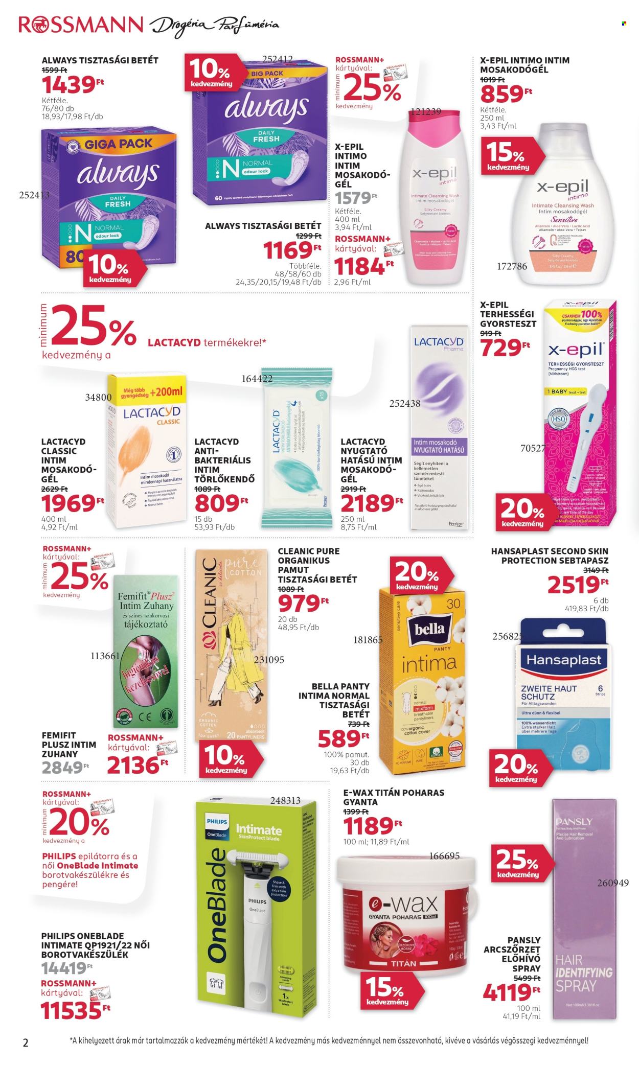 Rossmann akciós újságok - 2025.07.28 - 2025.08.08. Oldal 2
