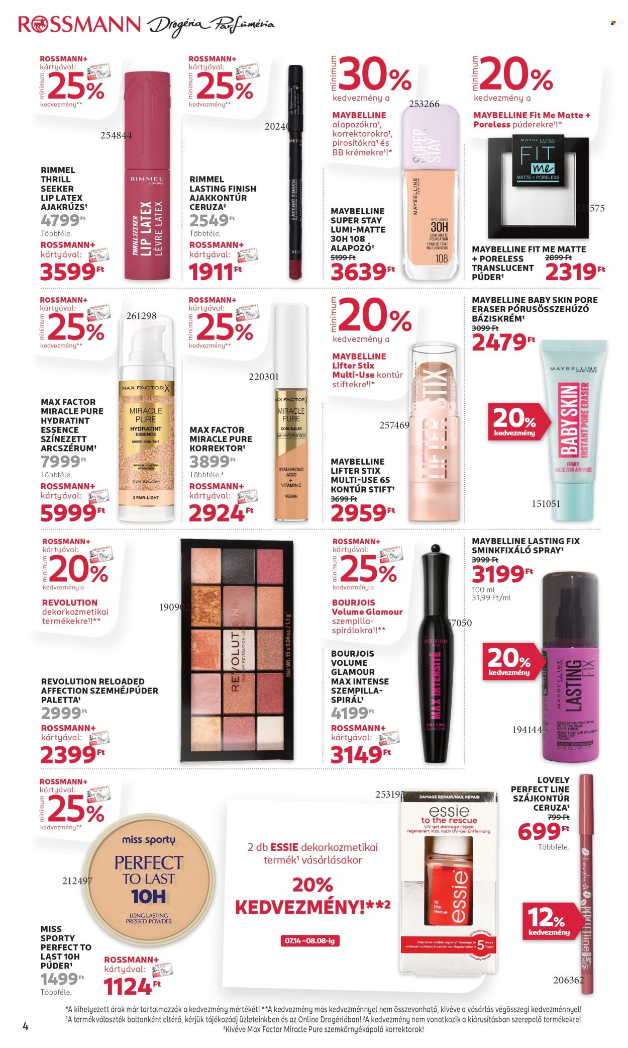 Rossmann akciós újságok - 2025.07.28 - 2025.08.08. Oldal 4