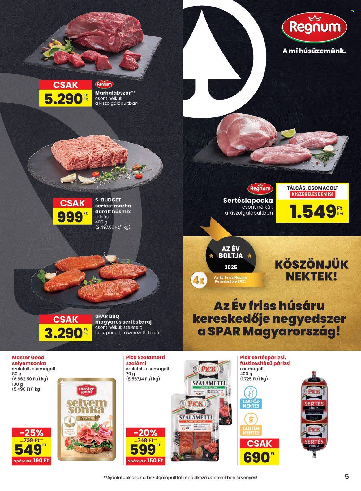 SPAR akciós újságok - 2025.07.31 - 2025.08.06. Oldal 5