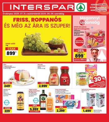 Újság INTERSPAR - 2025.07.31 - 2025.08.06.