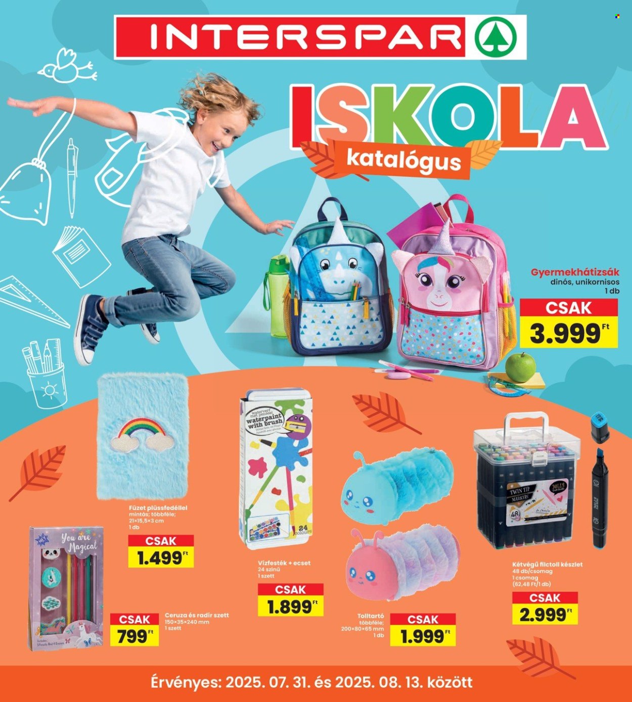 INTERSPAR akciós újságok - 2025.07.31 - 2025.08.13. Oldal 1