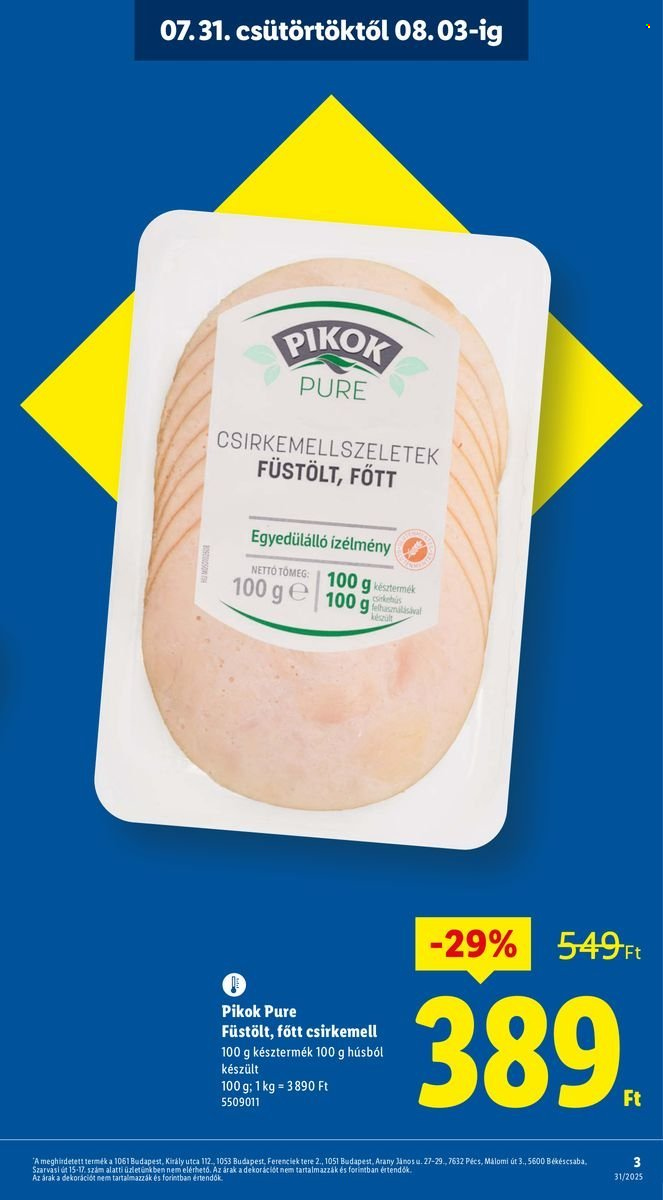Lidl akciós újságok - 2025.07.31 - 2025.08.06. Oldal 3