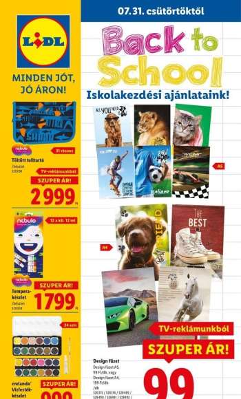 Újság Lidl - 2025.07.31 - 2025.08.06.