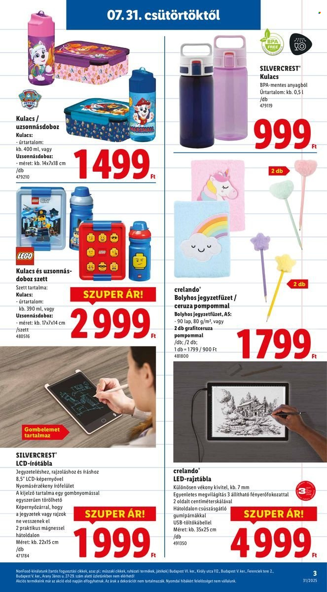Lidl akciós újságok. Oldal 3