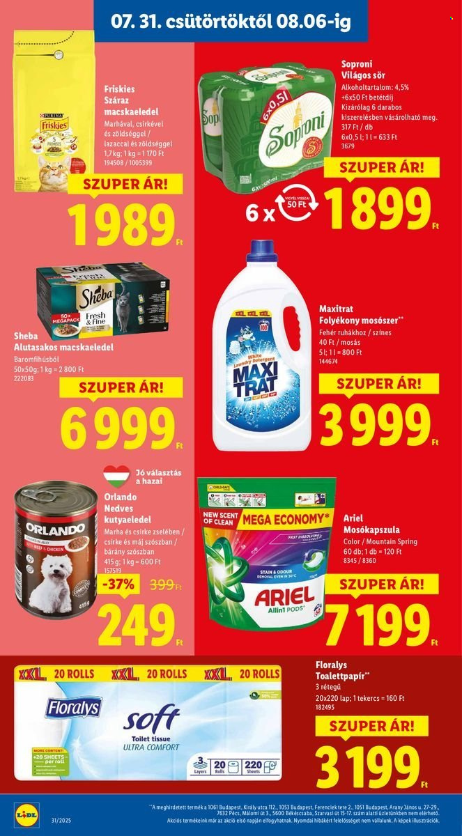 Lidl akciós újságok - 2025.07.31 - 2025.08.06. Oldal 14