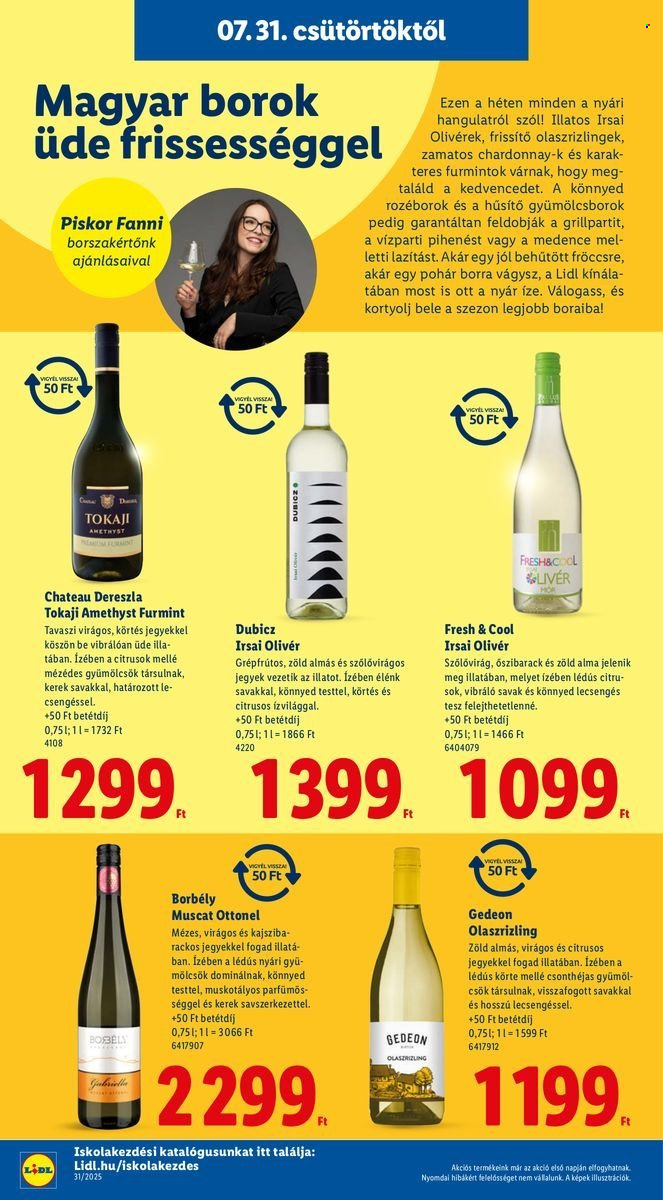 Lidl akciós újságok - 2025.07.31 - 2025.08.06. Oldal 16