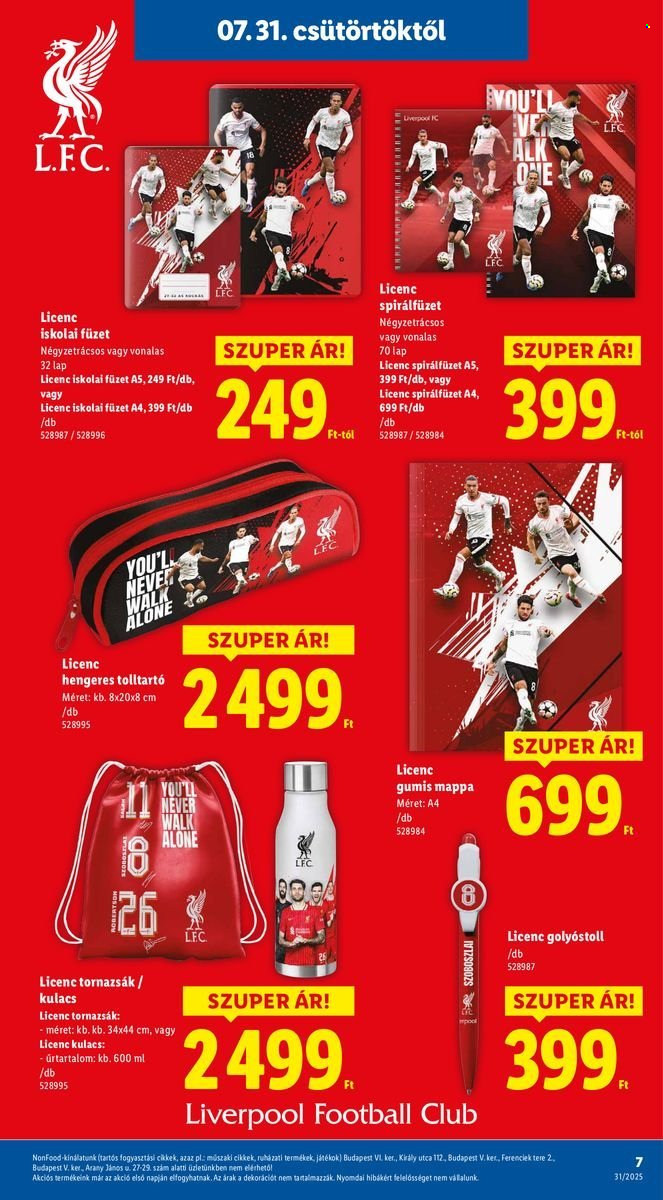 Lidl akciós újságok. Oldal 7