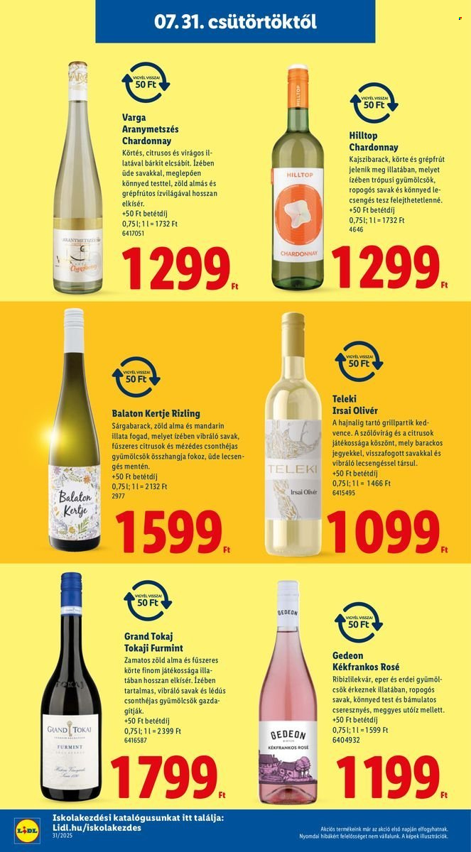 Lidl akciós újságok - 2025.07.31 - 2025.08.06. Oldal 18