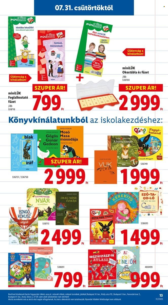 Lidl akciós újságok. Oldal 13