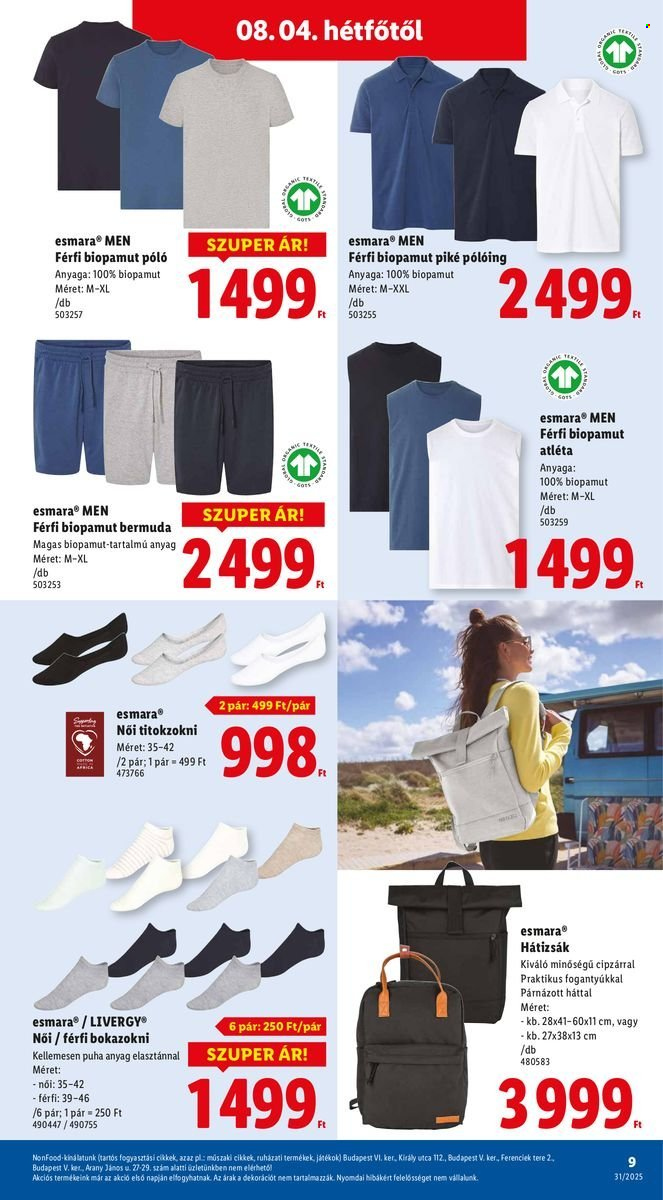 Lidl akciós újságok - 2025.07.31 - 2025.08.06. Oldal 9